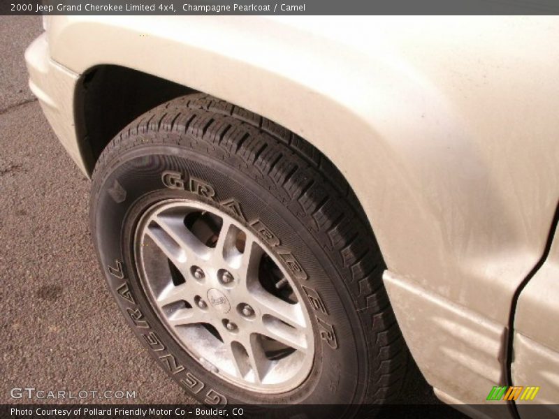 Champagne Pearlcoat / Camel 2000 Jeep Grand Cherokee Limited 4x4