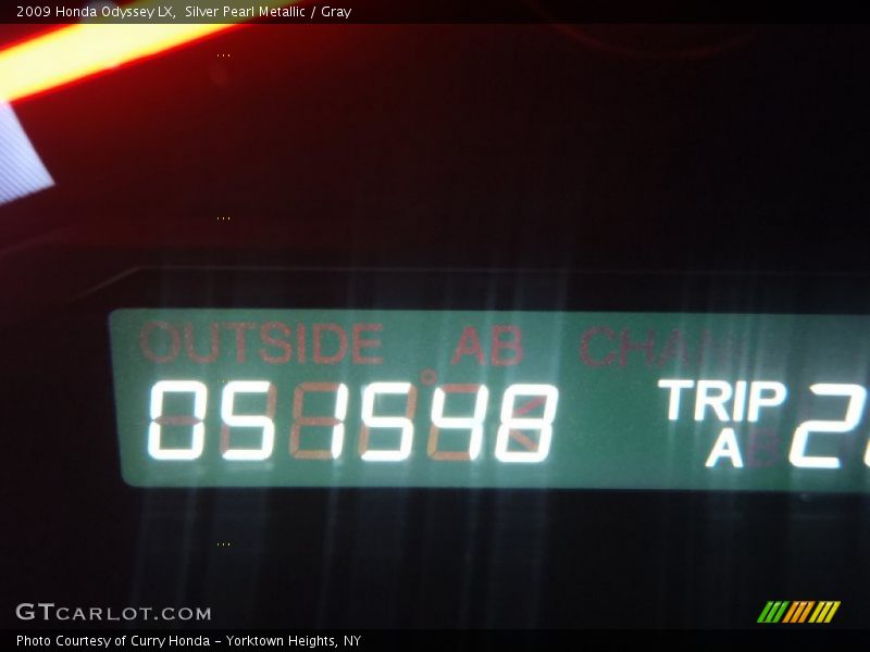 Silver Pearl Metallic / Gray 2009 Honda Odyssey LX