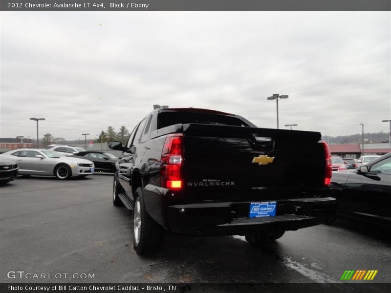 Black / Ebony 2012 Chevrolet Avalanche LT 4x4
