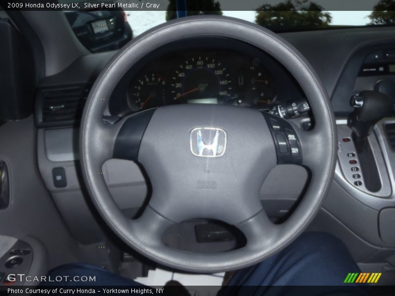 Silver Pearl Metallic / Gray 2009 Honda Odyssey LX