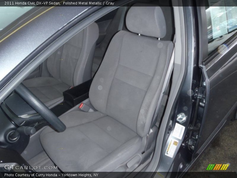 Polished Metal Metallic / Gray 2011 Honda Civic DX-VP Sedan