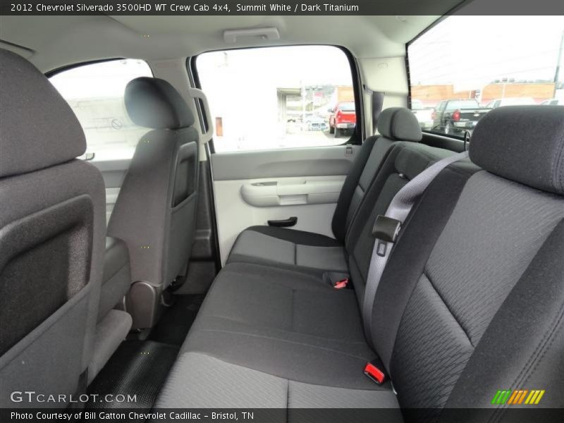  2012 Silverado 3500HD WT Crew Cab 4x4 Dark Titanium Interior