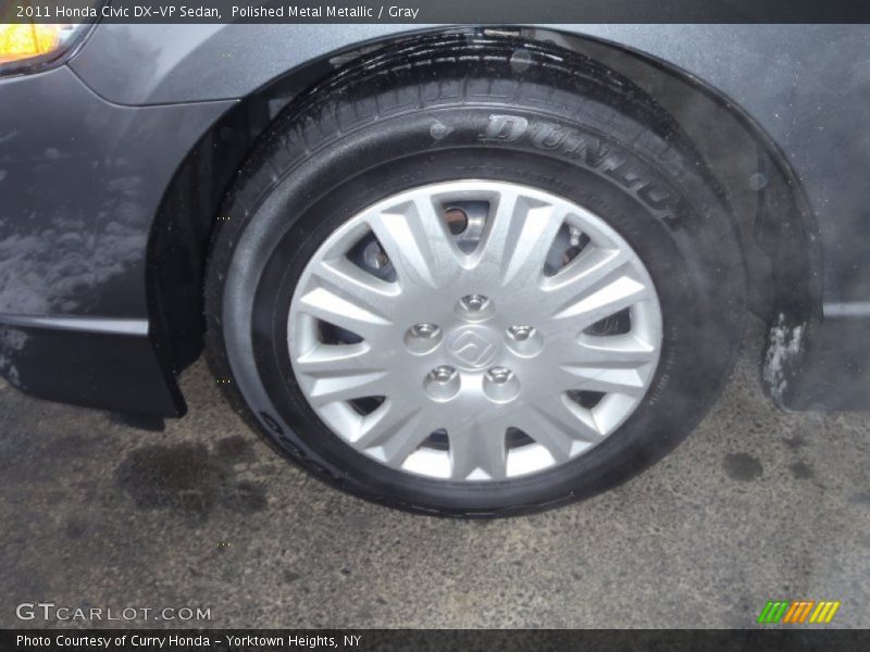 Polished Metal Metallic / Gray 2011 Honda Civic DX-VP Sedan