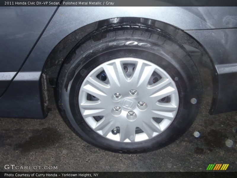 Polished Metal Metallic / Gray 2011 Honda Civic DX-VP Sedan