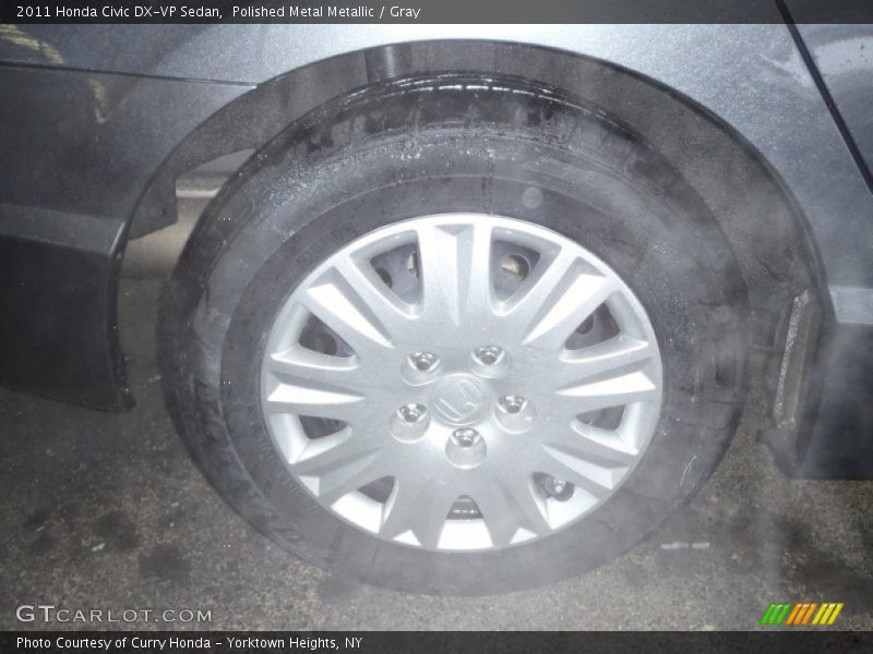 Polished Metal Metallic / Gray 2011 Honda Civic DX-VP Sedan