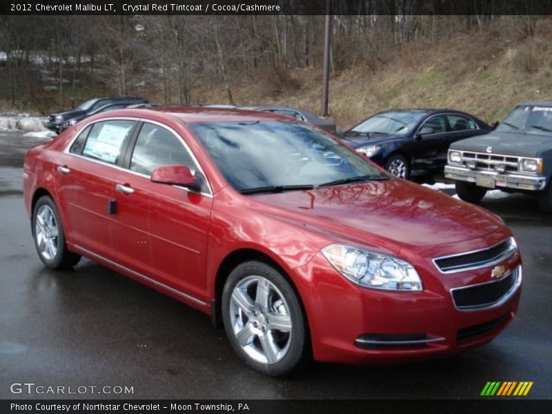 Crystal Red Tintcoat / Cocoa/Cashmere 2012 Chevrolet Malibu LT