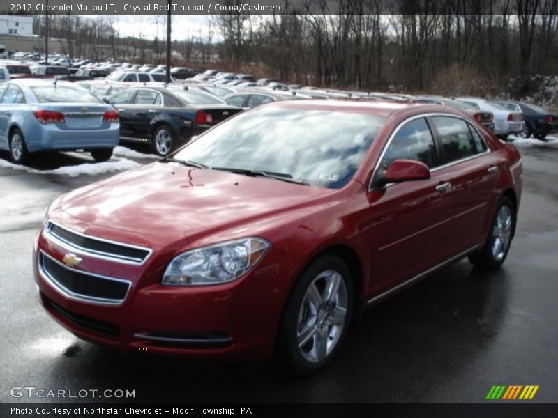 Crystal Red Tintcoat / Cocoa/Cashmere 2012 Chevrolet Malibu LT