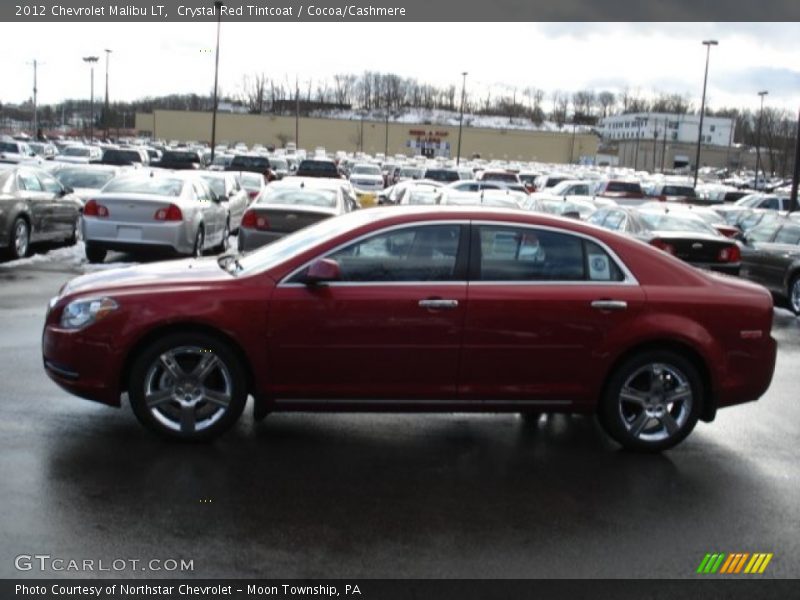 Crystal Red Tintcoat / Cocoa/Cashmere 2012 Chevrolet Malibu LT