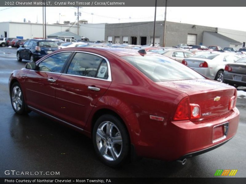 Crystal Red Tintcoat / Cocoa/Cashmere 2012 Chevrolet Malibu LT