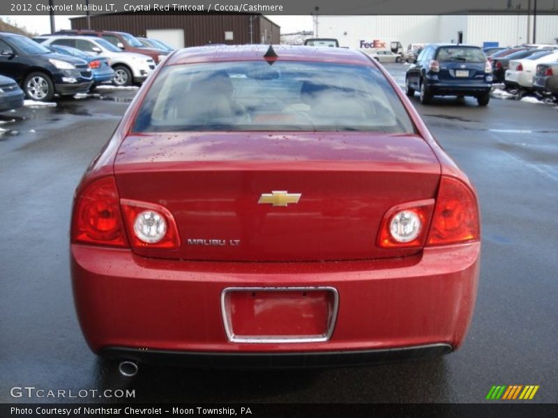 Crystal Red Tintcoat / Cocoa/Cashmere 2012 Chevrolet Malibu LT