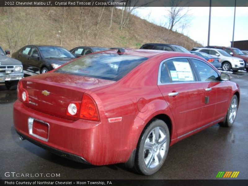 Crystal Red Tintcoat / Cocoa/Cashmere 2012 Chevrolet Malibu LT
