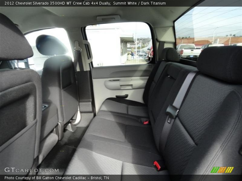 Summit White / Dark Titanium 2012 Chevrolet Silverado 3500HD WT Crew Cab 4x4 Dually