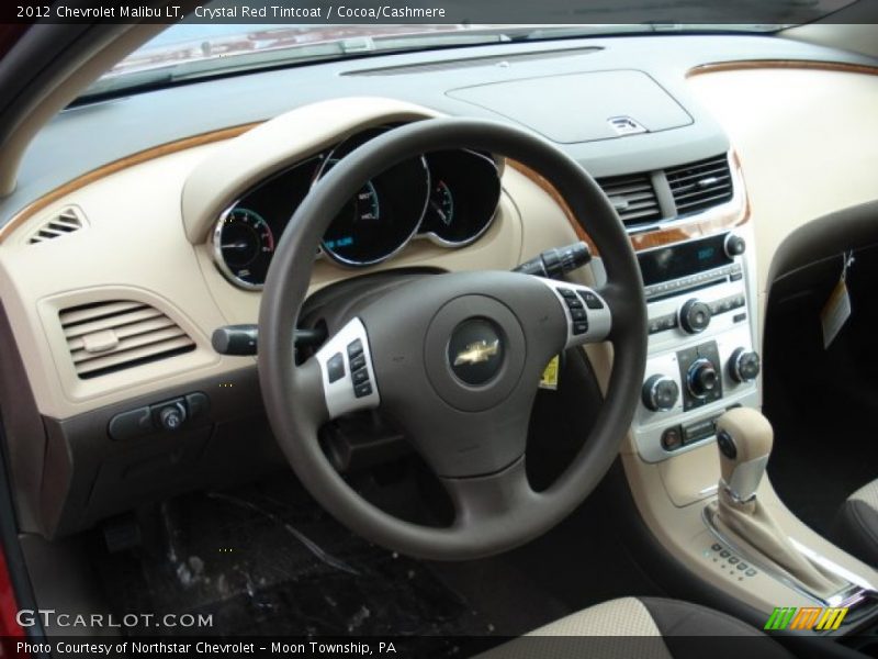 Crystal Red Tintcoat / Cocoa/Cashmere 2012 Chevrolet Malibu LT