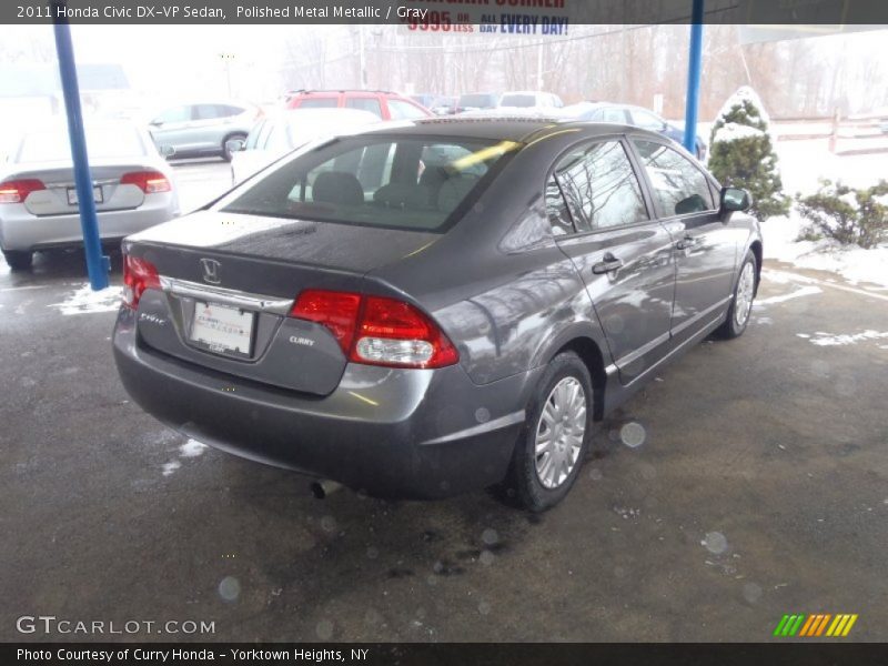 Polished Metal Metallic / Gray 2011 Honda Civic DX-VP Sedan