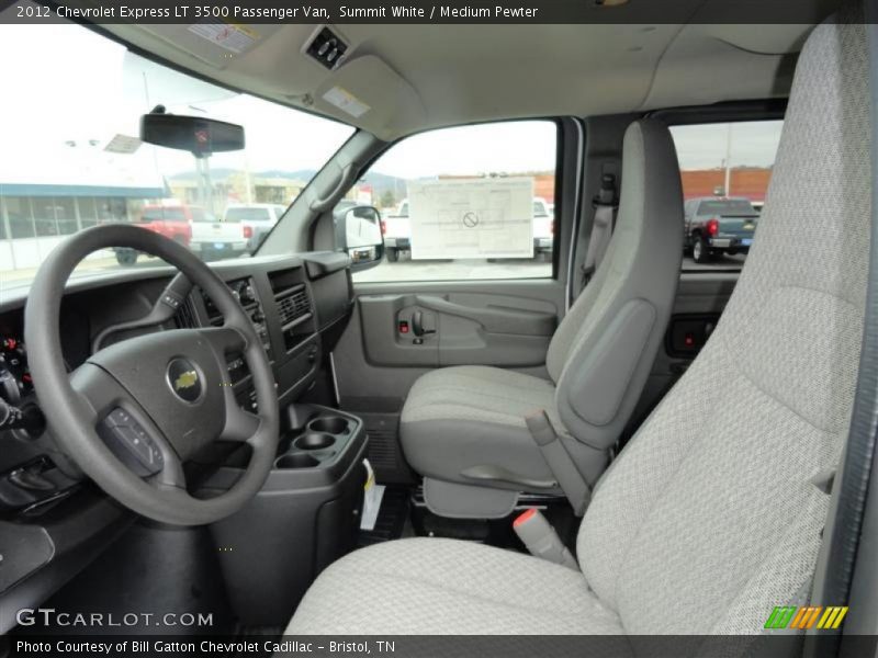  2012 Express LT 3500 Passenger Van Medium Pewter Interior