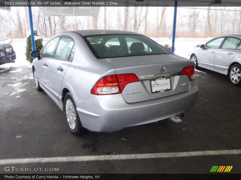 Alabaster Silver Metallic / Gray 2011 Honda Civic DX-VP Sedan