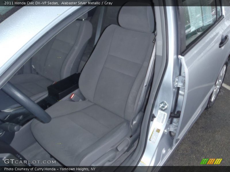 Alabaster Silver Metallic / Gray 2011 Honda Civic DX-VP Sedan