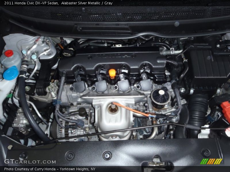 Alabaster Silver Metallic / Gray 2011 Honda Civic DX-VP Sedan