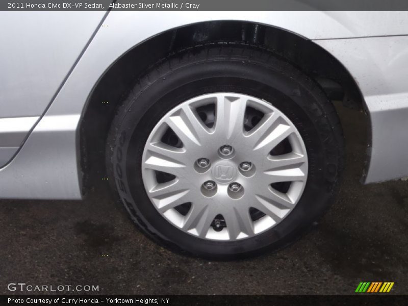 Alabaster Silver Metallic / Gray 2011 Honda Civic DX-VP Sedan