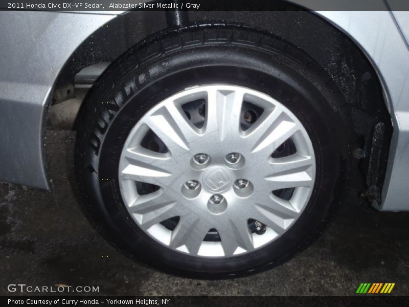 Alabaster Silver Metallic / Gray 2011 Honda Civic DX-VP Sedan