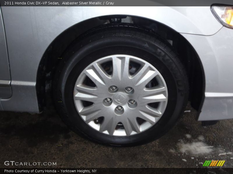 Alabaster Silver Metallic / Gray 2011 Honda Civic DX-VP Sedan