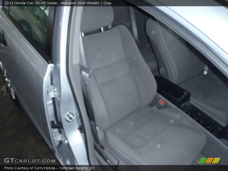Alabaster Silver Metallic / Gray 2011 Honda Civic DX-VP Sedan