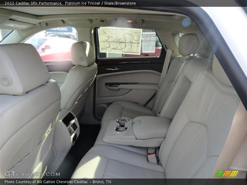 Platinum Ice Tricoat / Shale/Brownstone 2012 Cadillac SRX Performance