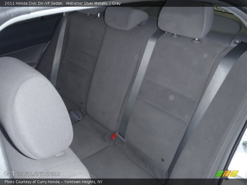 Alabaster Silver Metallic / Gray 2011 Honda Civic DX-VP Sedan