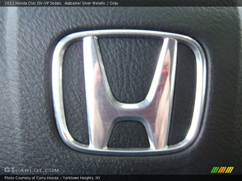 Alabaster Silver Metallic / Gray 2011 Honda Civic DX-VP Sedan