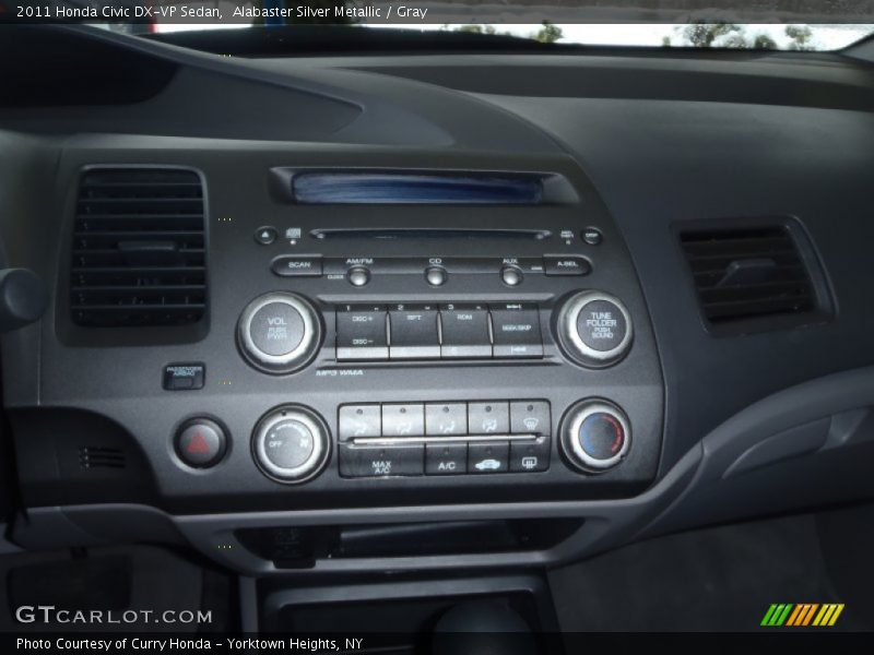 Alabaster Silver Metallic / Gray 2011 Honda Civic DX-VP Sedan