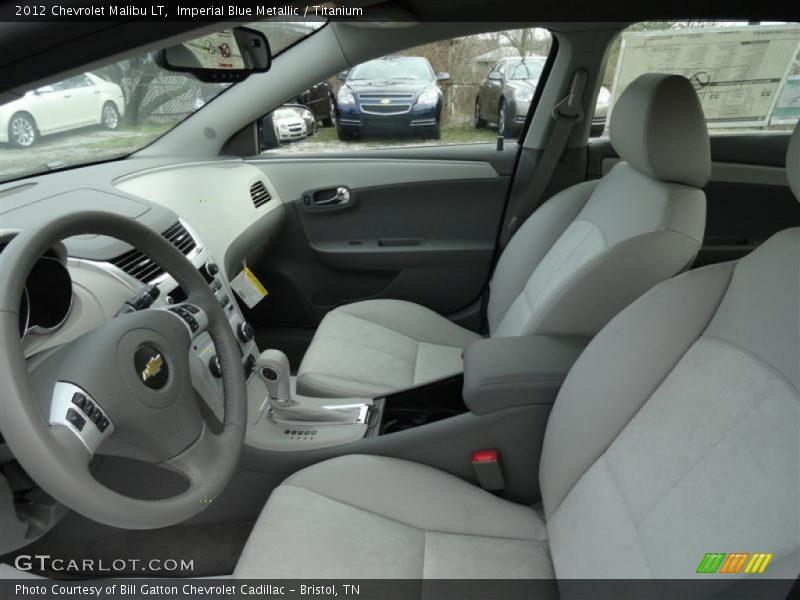Imperial Blue Metallic / Titanium 2012 Chevrolet Malibu LT
