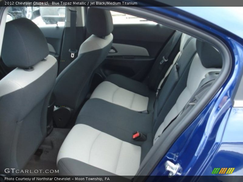 Blue Topaz Metallic / Jet Black/Medium Titanium 2012 Chevrolet Cruze LS