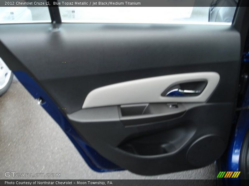 Blue Topaz Metallic / Jet Black/Medium Titanium 2012 Chevrolet Cruze LS