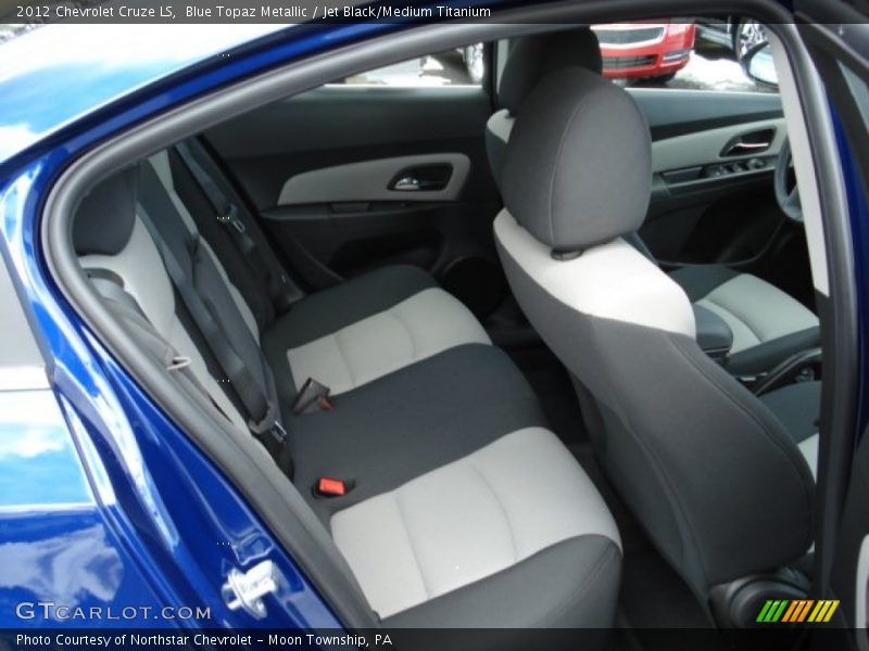 Blue Topaz Metallic / Jet Black/Medium Titanium 2012 Chevrolet Cruze LS