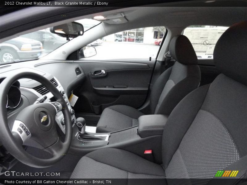 Black Granite Metallic / Ebony 2012 Chevrolet Malibu LT