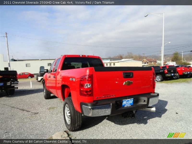 Victory Red / Dark Titanium 2011 Chevrolet Silverado 2500HD Crew Cab 4x4