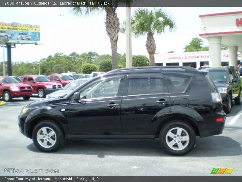 Labrador Black Pearl / Black 2008 Mitsubishi Outlander ES
