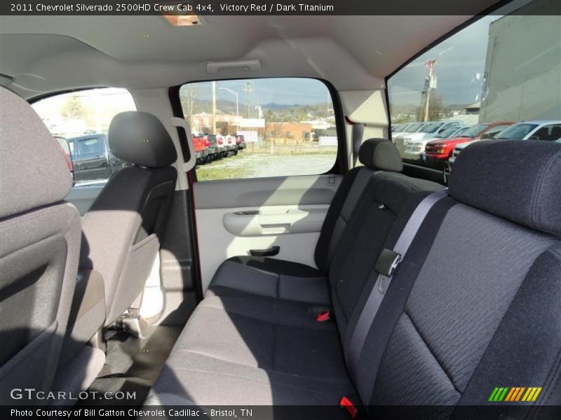Victory Red / Dark Titanium 2011 Chevrolet Silverado 2500HD Crew Cab 4x4