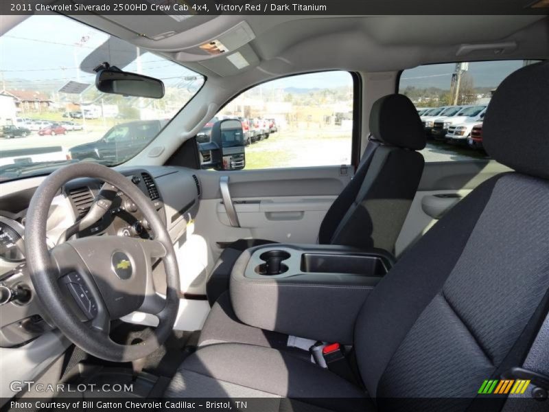 Victory Red / Dark Titanium 2011 Chevrolet Silverado 2500HD Crew Cab 4x4