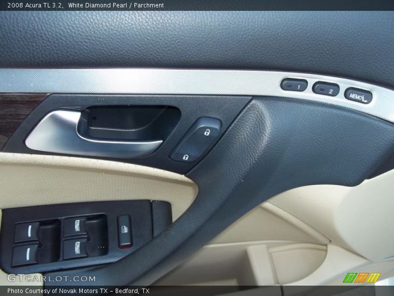 White Diamond Pearl / Parchment 2008 Acura TL 3.2