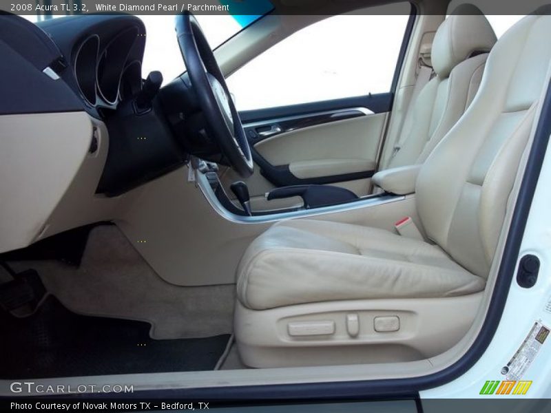 White Diamond Pearl / Parchment 2008 Acura TL 3.2