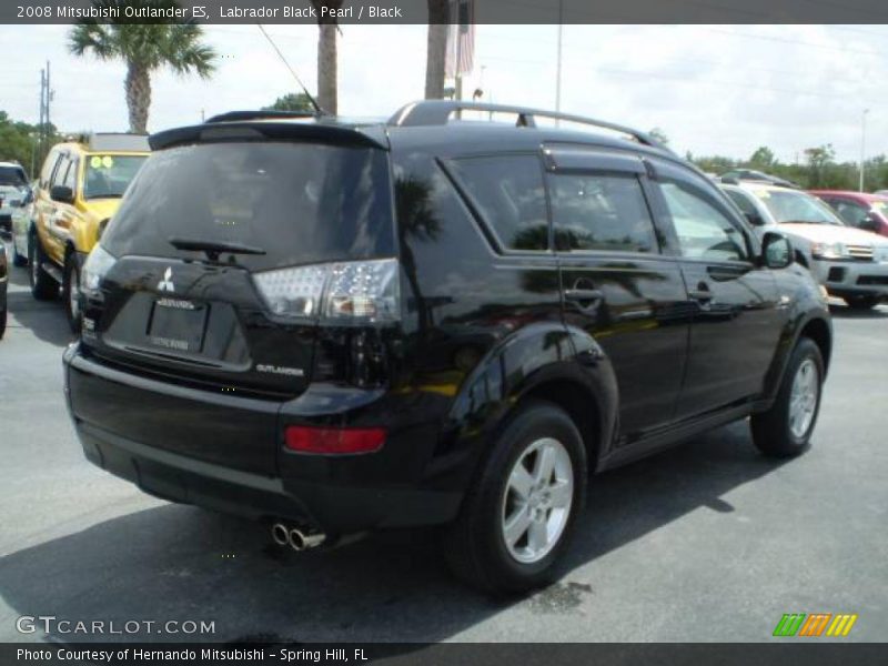 Labrador Black Pearl / Black 2008 Mitsubishi Outlander ES