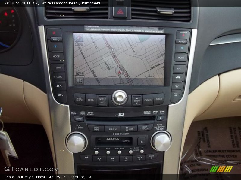 White Diamond Pearl / Parchment 2008 Acura TL 3.2
