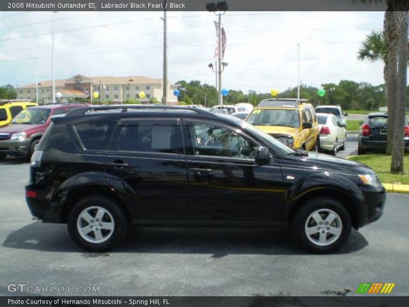 Labrador Black Pearl / Black 2008 Mitsubishi Outlander ES