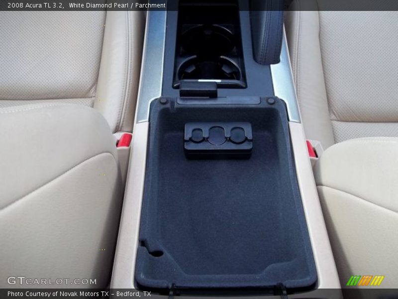 White Diamond Pearl / Parchment 2008 Acura TL 3.2