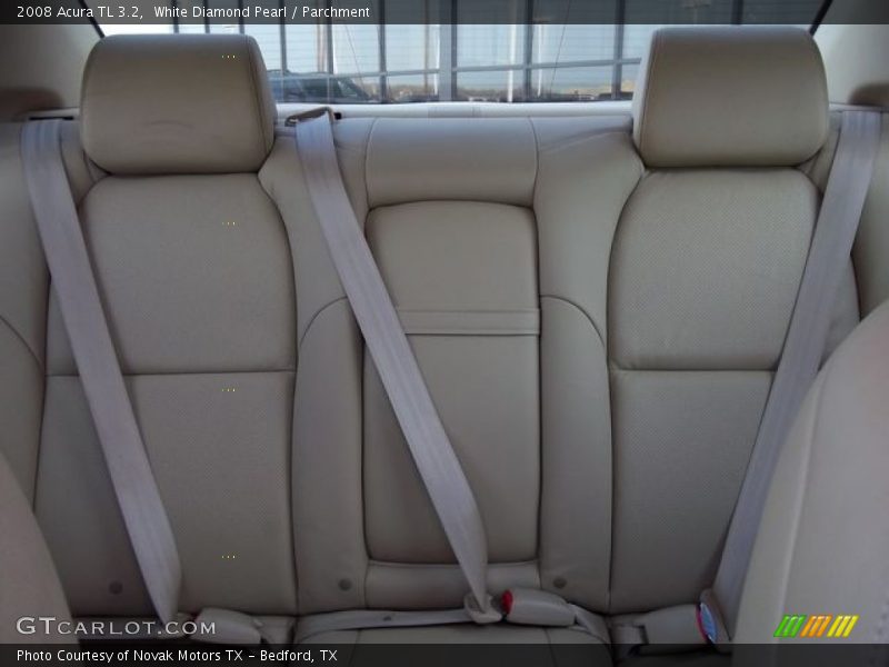 White Diamond Pearl / Parchment 2008 Acura TL 3.2