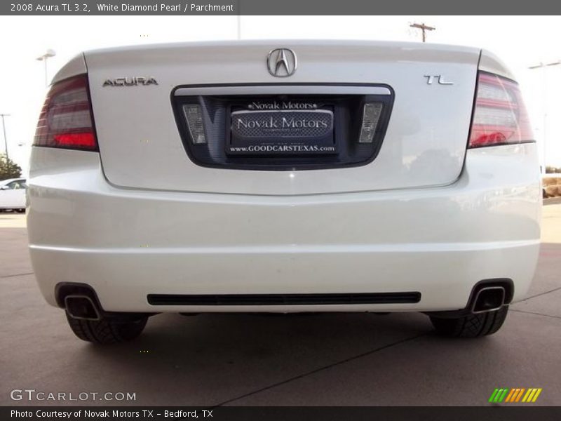 White Diamond Pearl / Parchment 2008 Acura TL 3.2