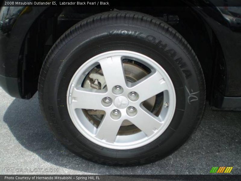 Labrador Black Pearl / Black 2008 Mitsubishi Outlander ES