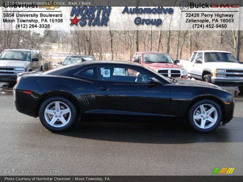 Black / Black 2012 Chevrolet Camaro LT Coupe