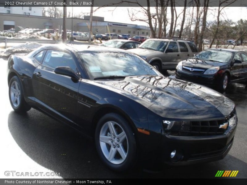 Black / Black 2012 Chevrolet Camaro LT Coupe